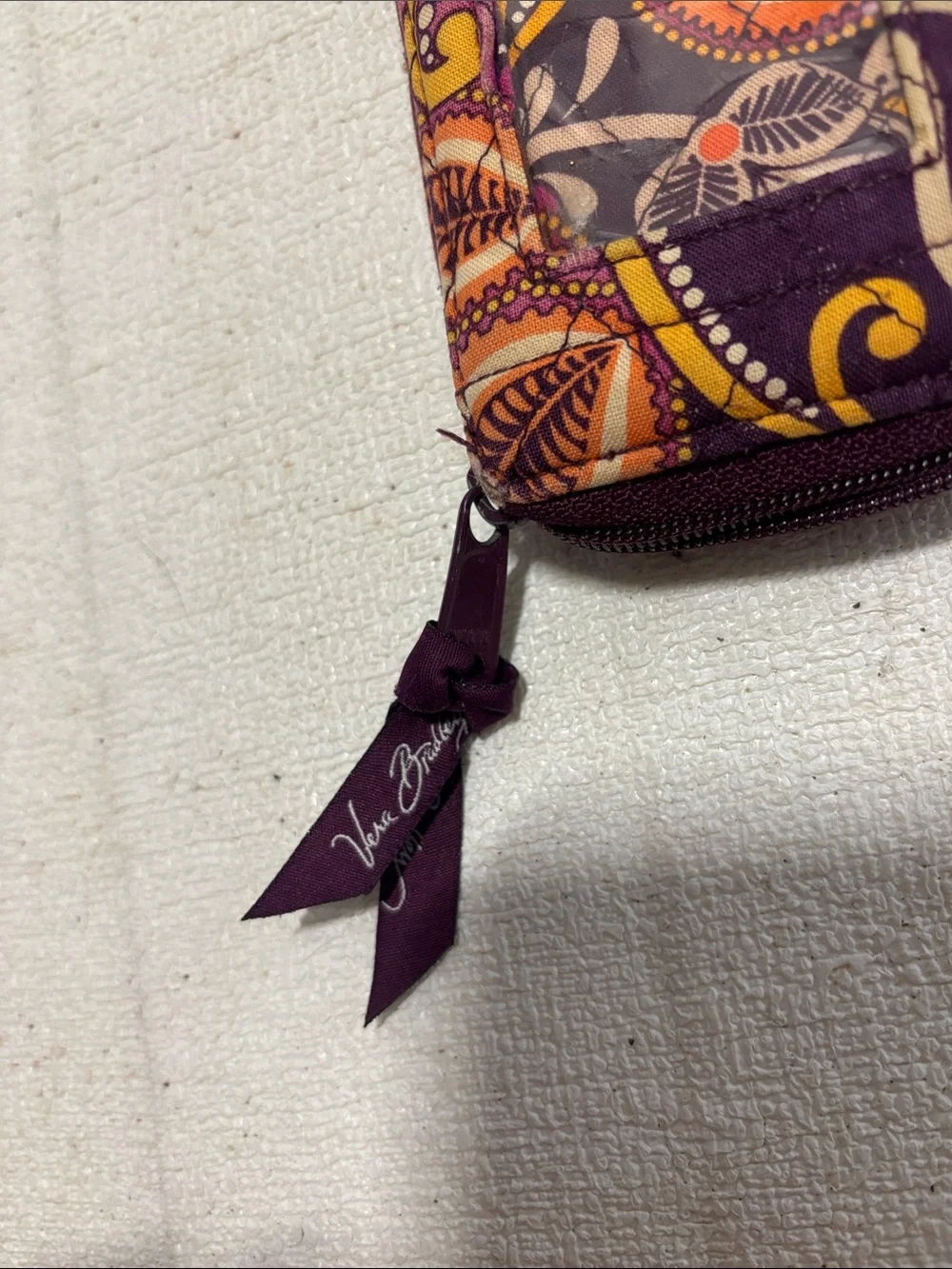 This Vera Bradley wristlet wallet in the retired 